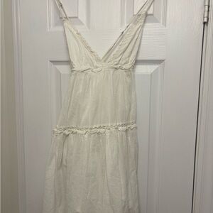 Sunday Best White Mini Dress (low back)